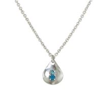 Domed Crystal Teardrop