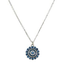 Crystal Enamel Flower Necklace