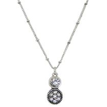 Stacked Crystal Pave Necklace