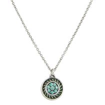Braided Enamel Crystal Necklace