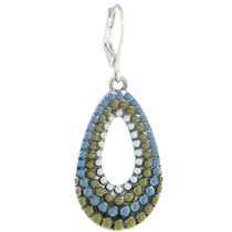 Teardrop Mosaic Hoop