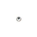 Crystal Hoop Post