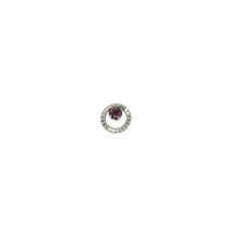 Crystal Hoop Post