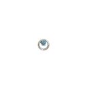 Crystal Hoop Post