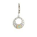 Textured Crystal Hoop
