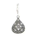 Granulated Crystal Teardrop