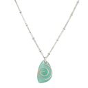 Frosted Swirl Necklace