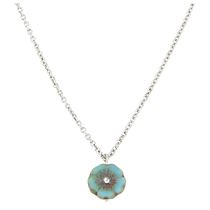 Czech Glass Flower Necklace