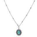 Bali Stone Oval Necklace