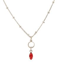 Crystal Navette Dangle