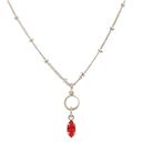 Crystal Navette Dangle