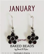 January Birthstone Earrings