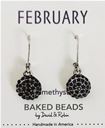 February Birthstone Earrings